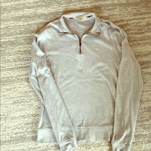 Men’s 1/4 zip Burberry sweater